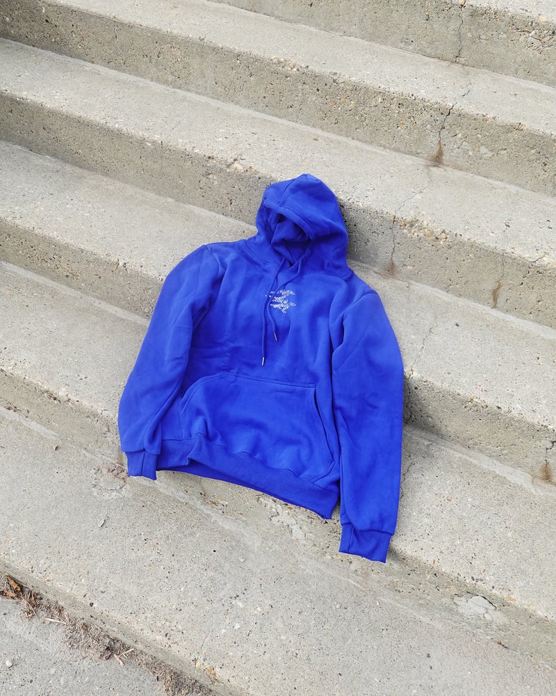 Image of "Reflective Cluster" Hooded Sweatshirt.