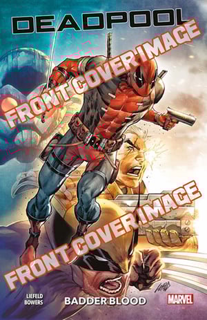 Image of DEADPOOL FRENCH EDITION HARDCOVER FEATURING (BUST) DEADPOOL REMARQUE SKETCH