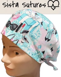 Image 3 of Floral Scrub Hats