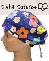 Image 6 of Floral Scrub Hats