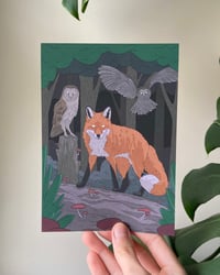 Image 1 of Fox & Owls Print