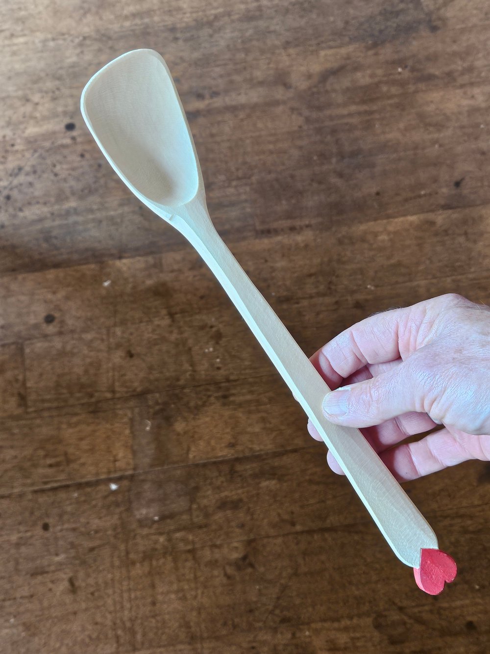 Image of Heart Cooking Soulspoon in Sycamore 