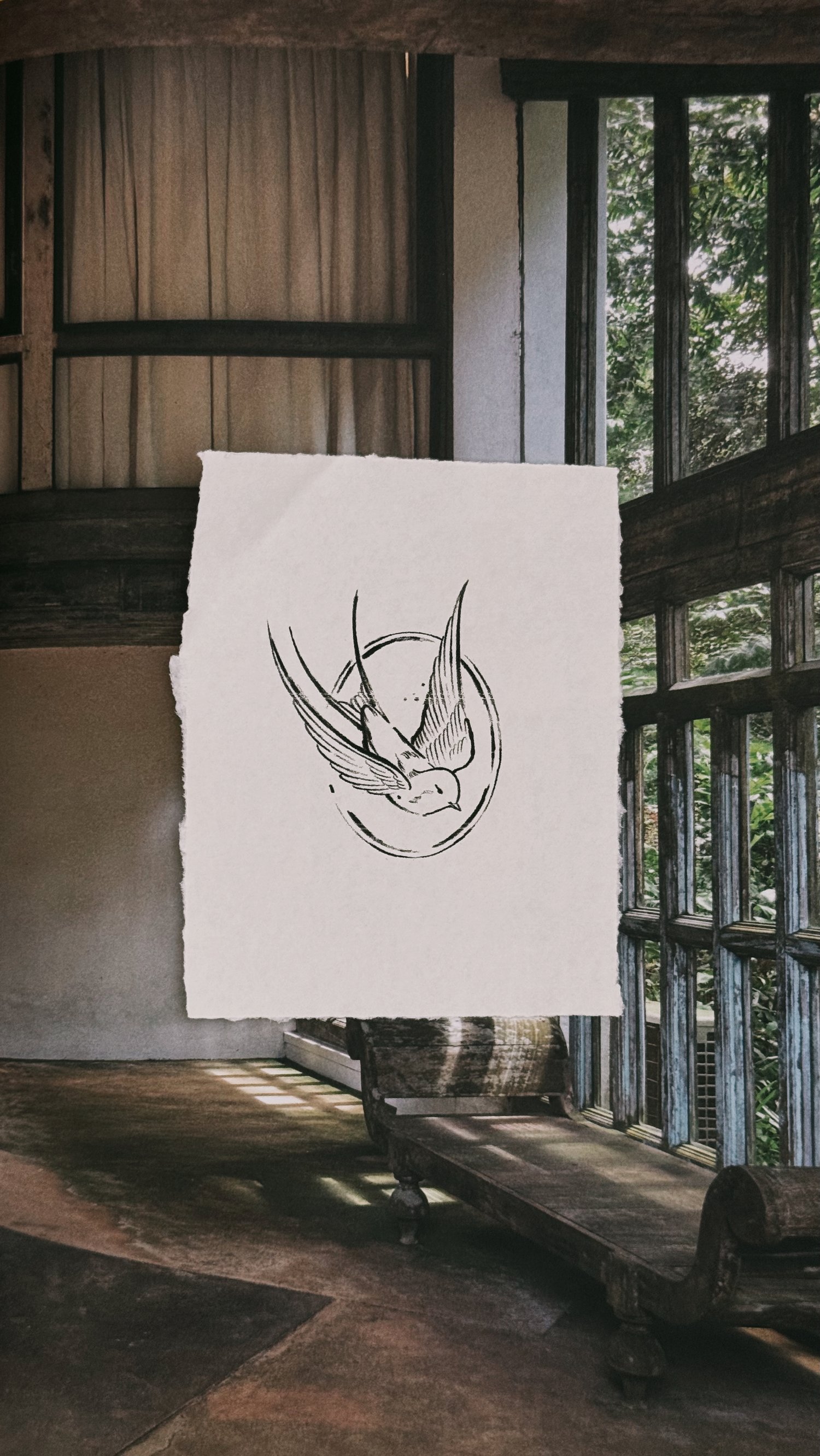 Swallow Stamp #001