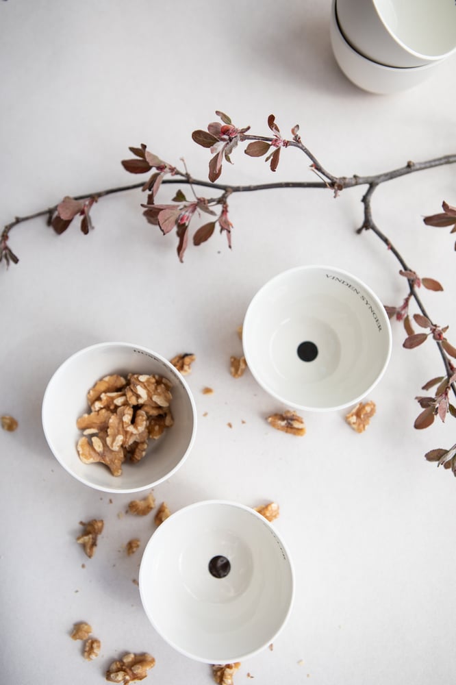 Image of Skål med tekst HUSK Å PUST