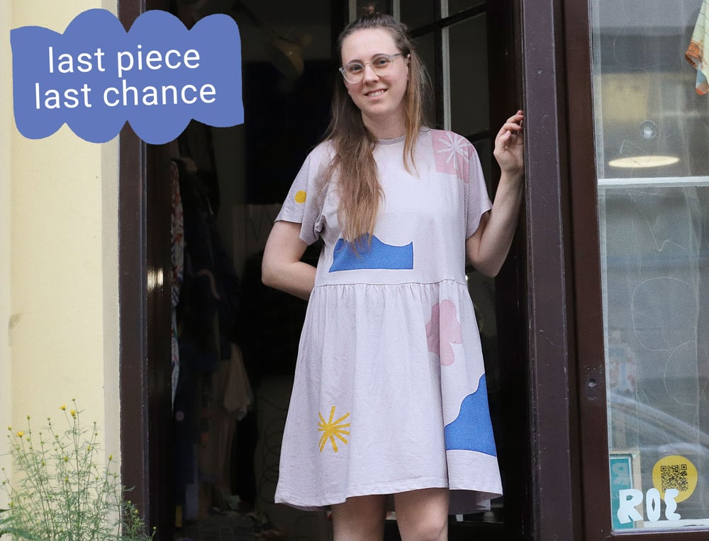 Image of OVERSIZED BEIGE DRESS