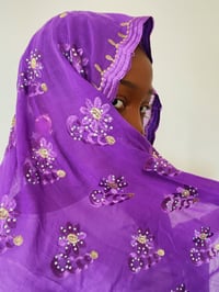 Image 1 of Kalla violet flowers
