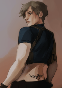 Tramp Stamp Leon Print