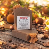 Pumpkin Spice: Goat Milk and Tallow Soap, Handmade Natural Bar, With Organic Oils