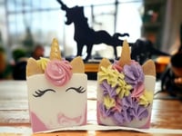 Image 1 of Unicorn Soap: Made With Goat Milk and Tallow, With Organic Oils,  Perfect Gift for Girls