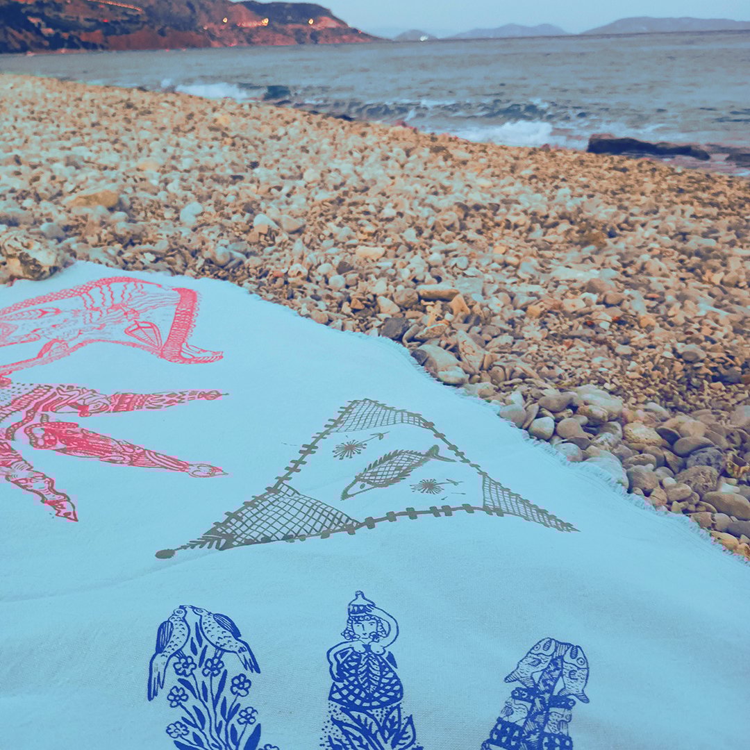 Ornaments Beach Sheet