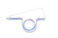 Image 4 of OBLIQUE RING. Black or Iris. Normal Price 400.- NOW: