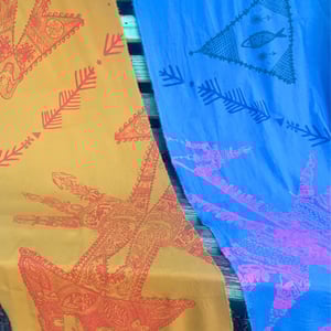Ornaments Wrap - Blue