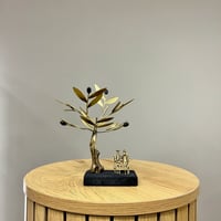 Image 1 of Bronze Olive Tree & Sitting Couple 19cm