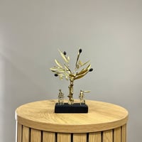 Image 1 of Bronze Olive Tree & Sitting Couple 20cm