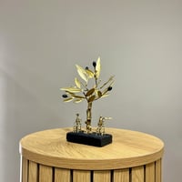 Image 3 of Bronze Olive Tree & Sitting Couple 20cm