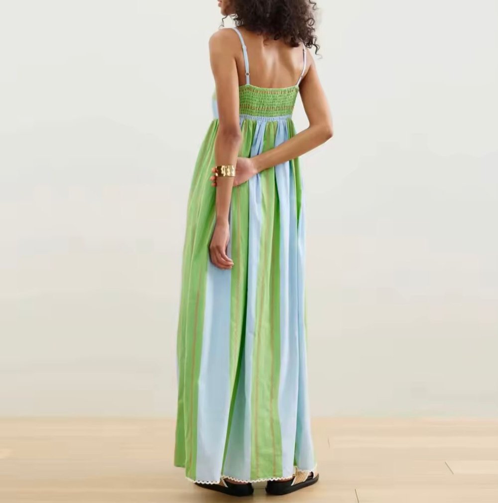 Image of Striped Dress💚💙