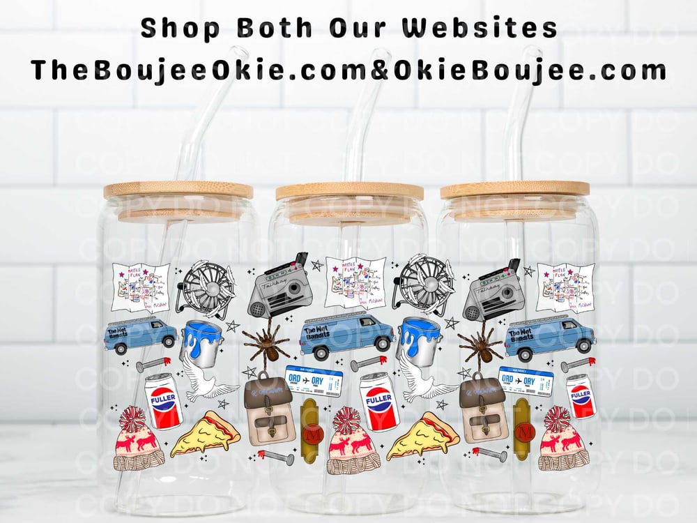 Image of Home Alone Movie Elements Uv Dtf Wrap Double Sided W0741