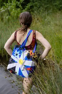 Image 1 of BIG GIRL'S BAG - blue 