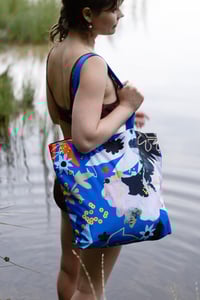 Image 3 of BIG GIRL'S BAG - blue 