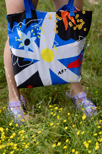 Image 4 of BIG GIRL'S BAG - blue 