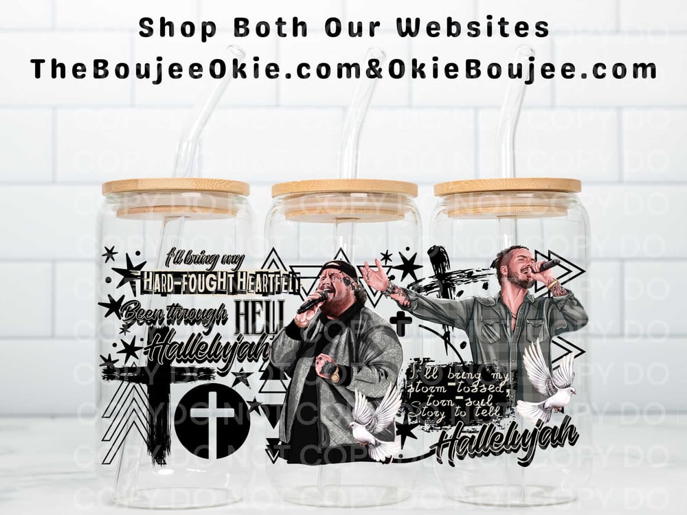 Image of Jelly Hard Fought Hallelujah Uv Dtf Wrap Double Sided W0750