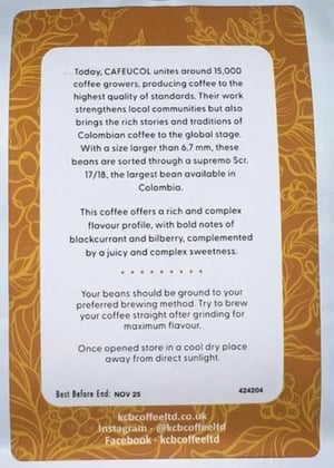 Image of Colombia - Single Origin.  
