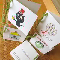 Image 1 of Folded Bottle Tags - Pick 6