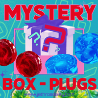 Image 1 of MYSTERY BOX - Plugs for Stretched Ears - 3 Pairs or Singles - Epoxy Resin - 6-50MM