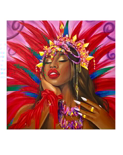 Image of Carnival Bliss (Acrylic Painting)