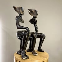 Image 5 of Sitting Couple Subtractive 48cm