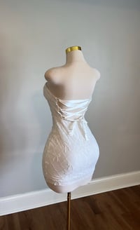Image 5 of Elle mini dress (White
