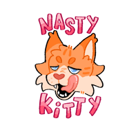 NASTY KITTY Sticker