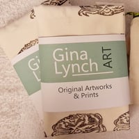 Image 3 of Lino Printed Bag or Purse