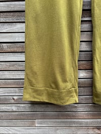 Image of Fern Pants, Green Cotton Lounge Pants