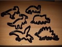 Image 1 of 🦕🦖 6-Piece Dinosaur Cookie Cutter Set – Prehistoric Fun for Every Bake! 🍪🌋
