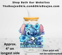 Stitch Ohana Means Family Uv Dtf Decal Double Sided   T2