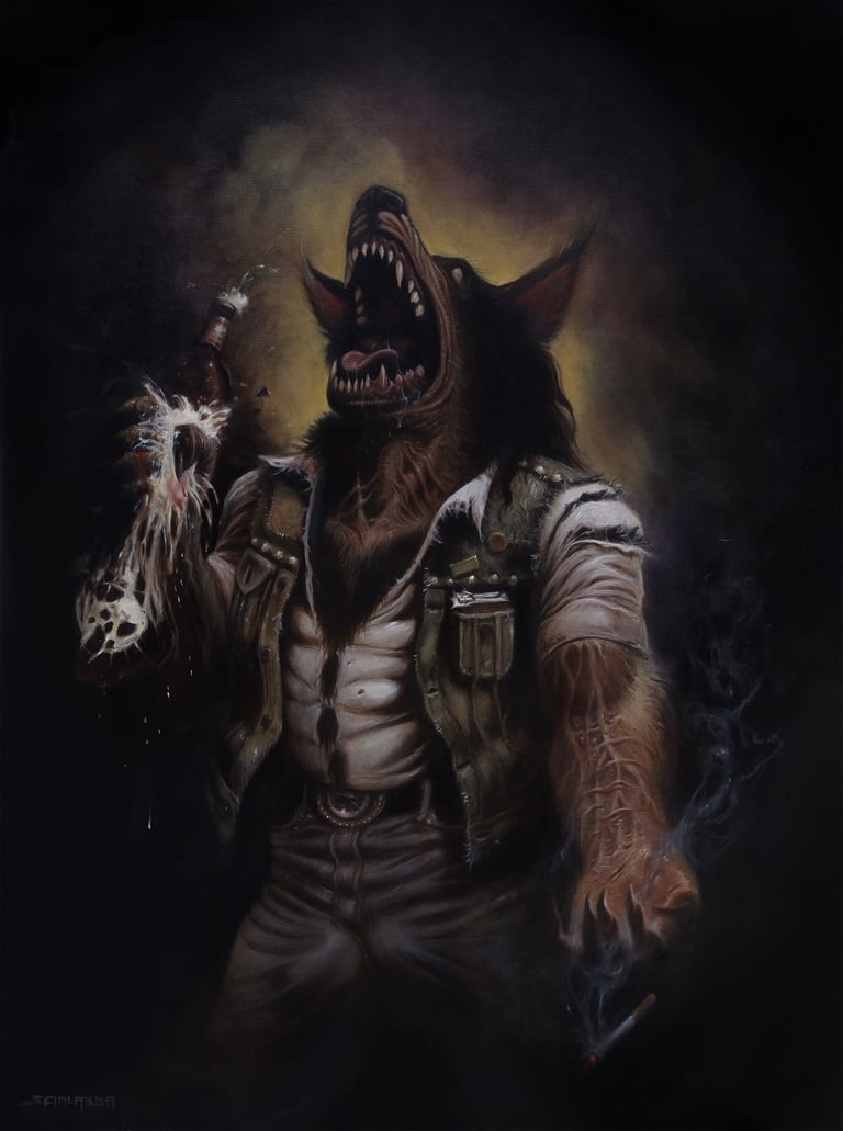 “Rockin Werewolf” ORIGINAL