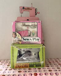 Image 1 of *Destash* Vintage Mini Sewing Machines