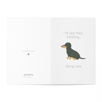 Image 1 of GREETING  CARD - BEING CUTE