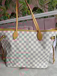 Image 1 of Louis Vuitton Neverfull MM Damier Azur
