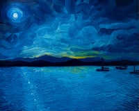 Image 1 of Lake Champlain Twilight Signed Print