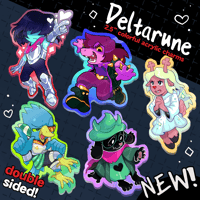 Image 1 of (PRE-ORDER) Deltarune 2.5" Acrylic Charms