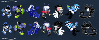 Image 5 of Deltarune (Darkners) 2.5" Acrylic Charms