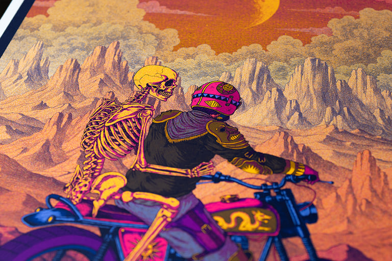 Hermano Hellfest 2025 - Screenprinted Poster Image 2