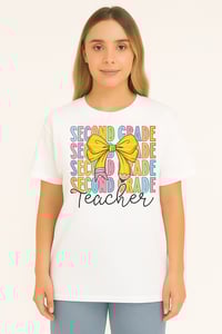 SECOND GRADE TEACHER MULTICOLOR