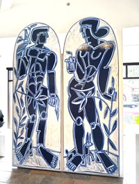 Image 3 of "Eve In Blue and White" by America Martin