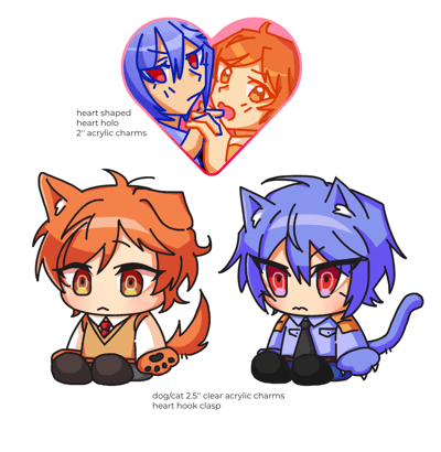 Image of Kinjomae Acrylic Charms