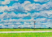 Illinois 2 Orignal Acrylic Sketch