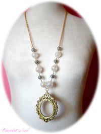 Image 1 of [NEW] Round See Through Necklace, 19"