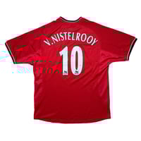 Image 2 of Manchester United Home Shirt 2001 -  2002 (XL) V. Nistelrooy 10